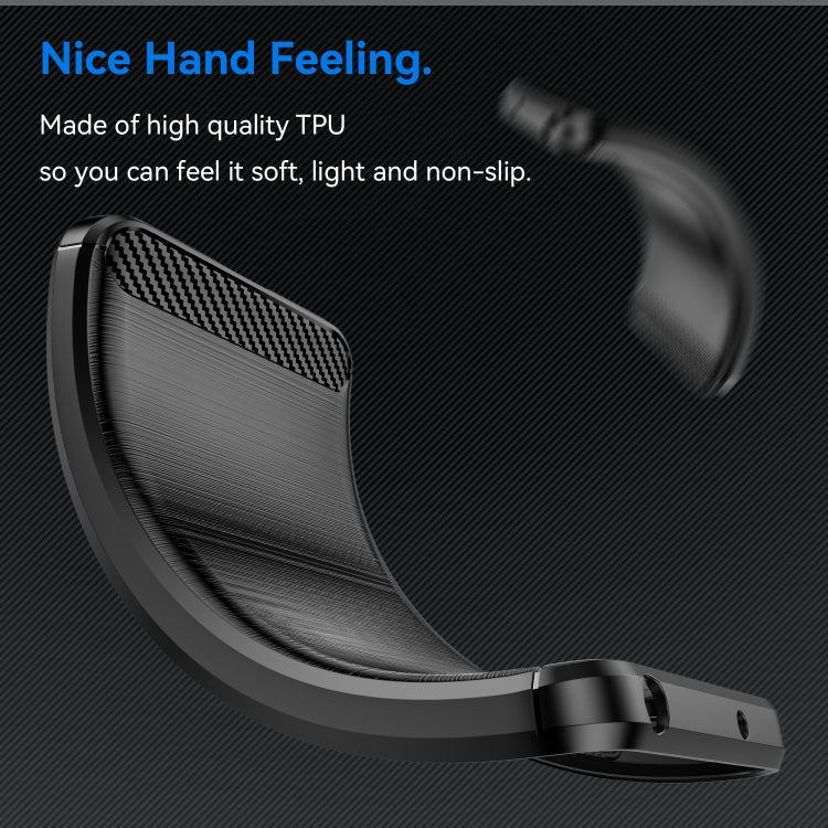 For Motorola Edge 50 Ultra Carbon Fiber Brushed Texture TPU Phone Case(Black) - free shipping - PMC TechLife - Order now!