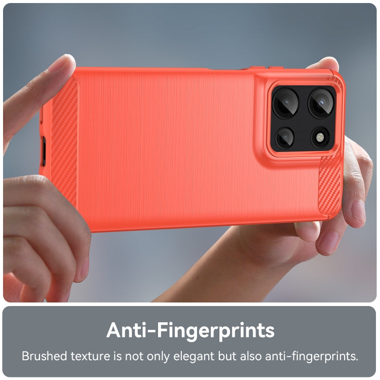 For Motorola Moto G Play 2025 Carbon Fiber Brushed Texture TPU Phone Case(Red) - free shipping - PMC TechLife - Order now!