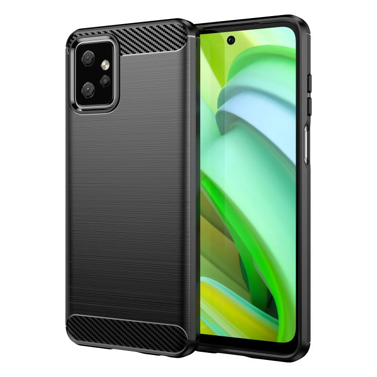 For Motorola Moto G Power 2023 Carbon Fiber Brushed Texture TPU Phone Case(Black) - free shipping - PMC TechLife - Order now!