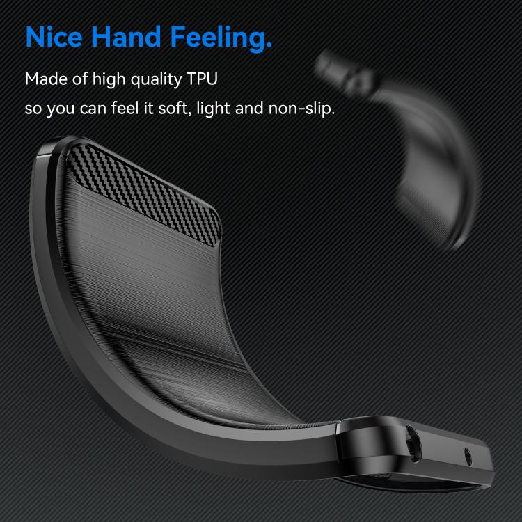 For Motorola Moto G Power 2023 Carbon Fiber Brushed Texture TPU Phone Case(Black) - free shipping - PMC TechLife - Order now!