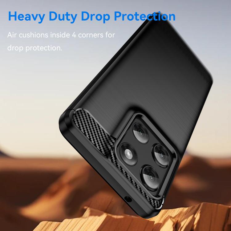 For Motorola Moto G Stylus 5G 2025 Carbon Fiber Brushed Texture TPU Phone Case(Black) - free shipping - PMC TechLife - Order now!