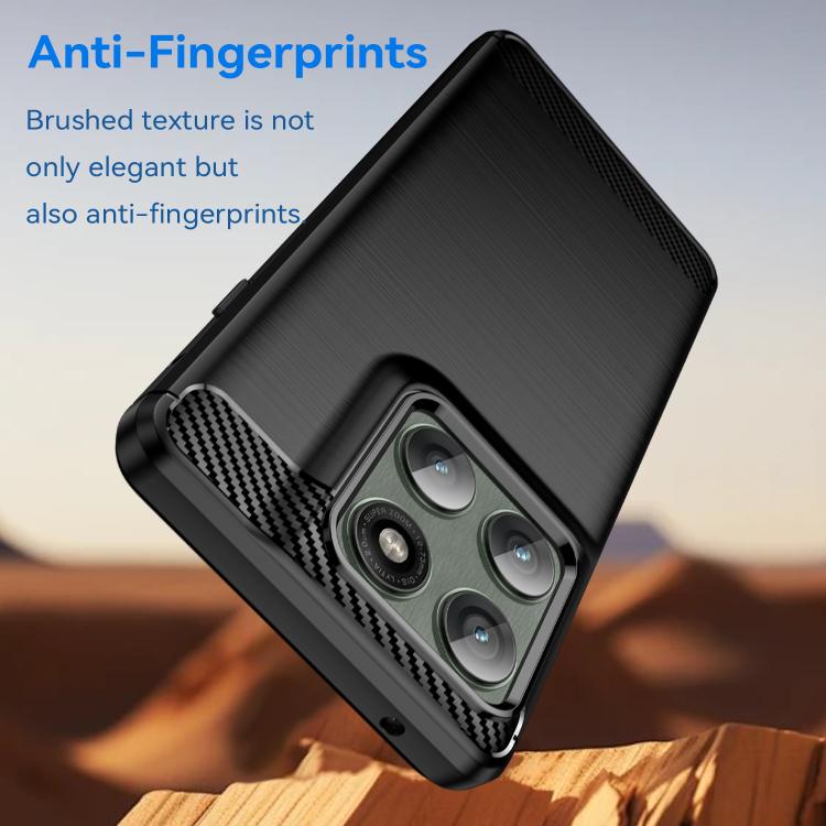 For Motorola Edge 60 Pro Carbon Fiber Brushed Texture TPU Phone Case(Black) - free shipping - PMC TechLife - Order now!