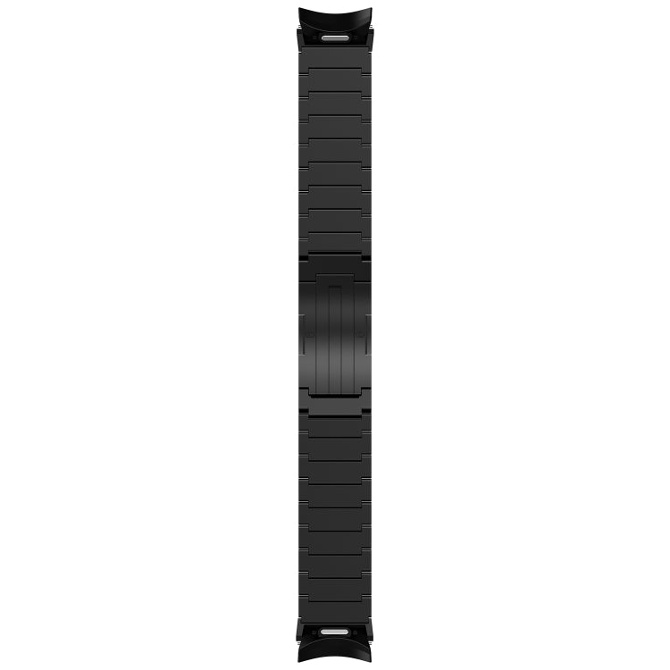For Samsung Galaxy Watch6/6 Classic/5/5 Pro Button Style One-bead Metal Watch Band(Black) - Watch Bands by PMC TechLife | Online Shopping South Africa | PMC TechLife