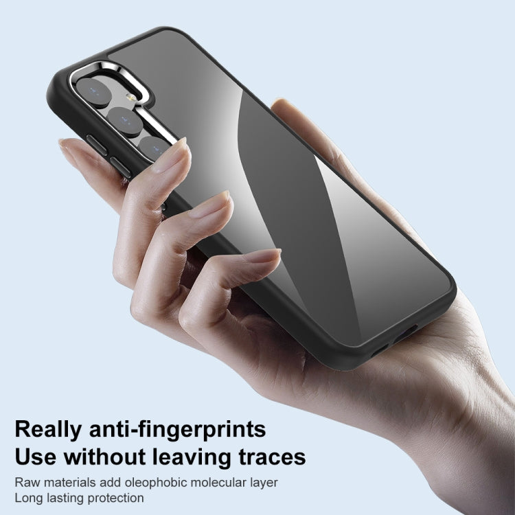 For Samsung Galaxy S25+ 5G Anti-fingerprint Highly Transparent PC Phone Case(Purple) - Galaxy S25+ 5G Cases by PMC Jewellery | Online Shopping South Africa | PMC Jewellery | Buy Now Pay Later Mobicred
