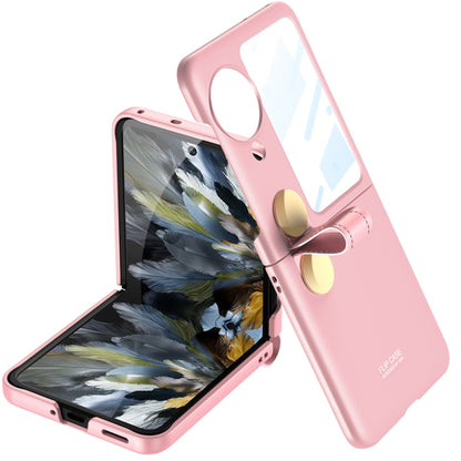 For OPPO Find N3 Flip GKK Integrated Ultrathin with Rotating Cortical Belt Phone Case(Pink) - Find N3 Flip Cases by GKK | Online Shopping South Africa | PMC Jewellery | Buy Now Pay Later Mobicred