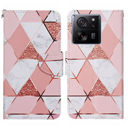 For Xiaomi Redmi 13T Colored Drawing Pattern Leather Phone Case(Marble) - Xiaomi Cases by PMC Jewellery | Online Shopping South Africa | PMC Jewellery | Buy Now Pay Later Mobicred