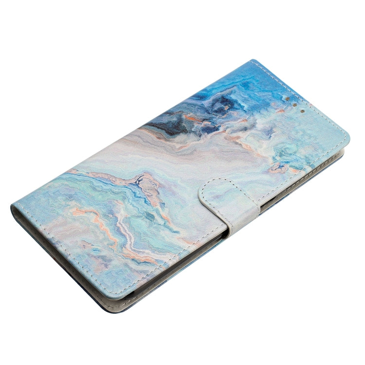 For Blackview A55 Pro Colored Drawing Leather Phone Case(Blue Marble) - More Brand by PMC Jewellery | Online Shopping South Africa | PMC Jewellery | Buy Now Pay Later Mobicred