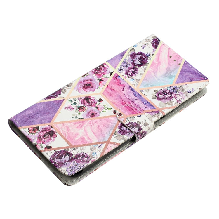 For Ulefone Note 14 Colored Drawing Leather Phone Case(Purple Marble) - Ulefone Cases by PMC Jewellery | Online Shopping South Africa | PMC Jewellery | Buy Now Pay Later Mobicred