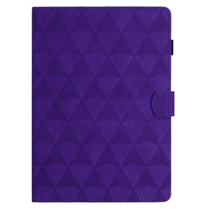 For Lenovo Tab M11/Xiaoxin Pad 11 2024 Diamond Texture Embossed Leather Smart Tablet Case(Purple) - Lenovo by PMC Jewellery | Online Shopping South Africa | PMC Jewellery | Buy Now Pay Later Mobicred