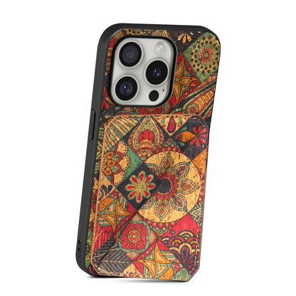 For iPhone 16 Pro Dual Card Slot Holder Phone Case(Autumn Yellow) - iPhone 16 Pro Cases by PMC Jewellery | Online Shopping South Africa | PMC Jewellery | Buy Now Pay Later Mobicred