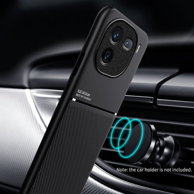 For vivo iQOO 12 Classic Tilt Strip Grain Magnetic Shockproof PC + TPU Phone Case(Green) - iQOO 12 Cases by PMC TechLife | Online Shopping South Africa | PMC TechLife