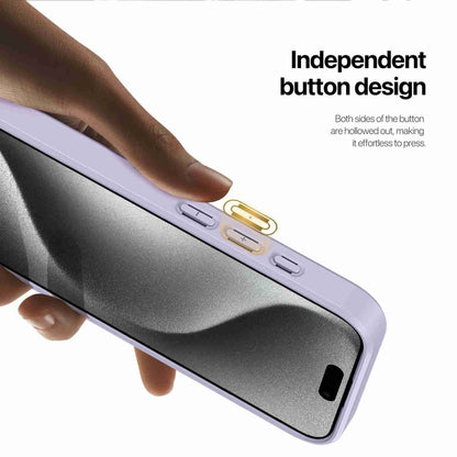 For iPhone 15 Pro Max DUX DUCIS Rafi II Series MagSafe Magnetic Holder RFID Phone Case(Purple) - iPhone 15 Pro Max Cases by DUX DUCIS | Online Shopping South Africa | PMC Jewellery | Buy Now Pay Later Mobicred