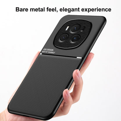 For Honor Magic6 Pro Classic Tilt Strip Grain Magnetic PC Hybrid TPU Phone Case(Black) - Honor Cases by PMC Jewellery | Online Shopping South Africa | PMC Jewellery | Buy Now Pay Later Mobicred