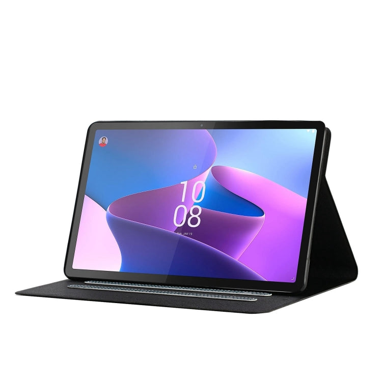 For Lenovo Tab P12 2023 / TB370FU Pure Color Smart Leather Tablet Case(Deep Green) - Lenovo by PMC TechLife | Online Shopping South Africa | PMC TechLife | Buy Now Pay Later Mobicred