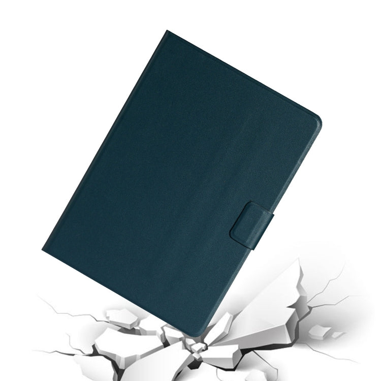 For Lenovo Tab P12 2023 / TB370FU Pure Color Smart Leather Tablet Case(Deep Green) - Lenovo by PMC TechLife | Online Shopping South Africa | PMC TechLife | Buy Now Pay Later Mobicred