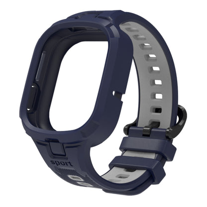 For Honor Watch 4 Two Color Integrated TPU Watch Band(Dark Blue Grey) - Watch Bands by PMC Jewellery | Online Shopping South Africa | PMC Jewellery