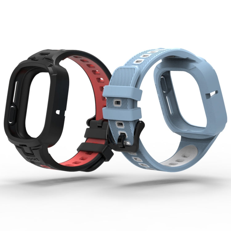 For Honor Watch 4 Two Color Integrated TPU Watch Band(Dark Blue Grey) - Watch Bands by PMC TechLife | Online Shopping South Africa | PMC TechLife | Buy Now Pay Later Mobicred