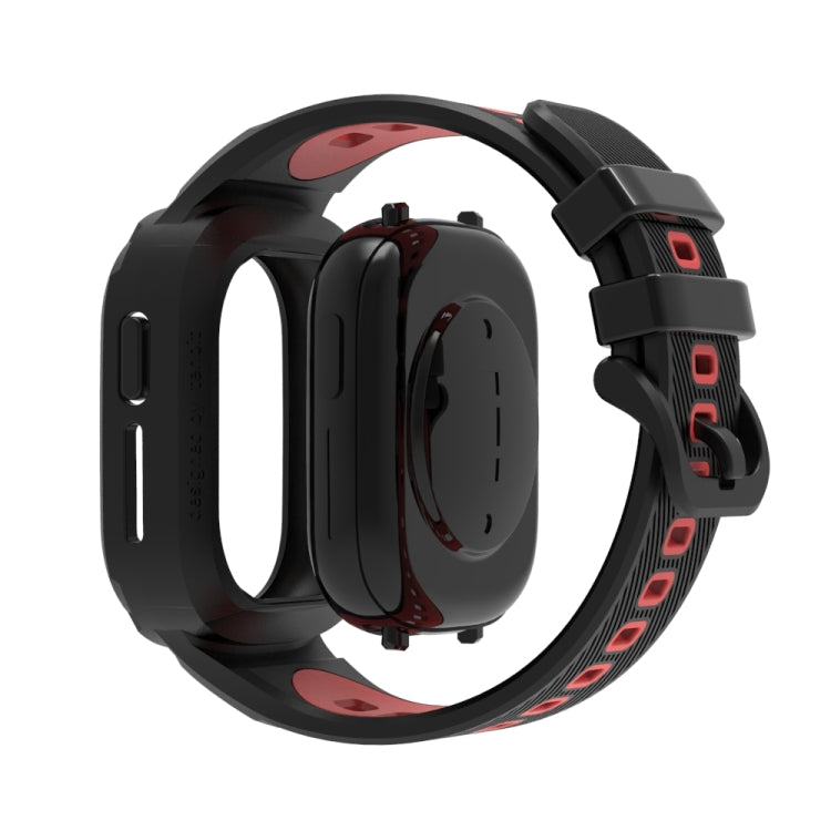 For Honor Watch 4 Two Color Integrated TPU Watch Band(Light Blue White) - Watch Bands by PMc TechLife | Online Shopping South Africa | PMc TechLife | Buy Now Pay Later Mobicred