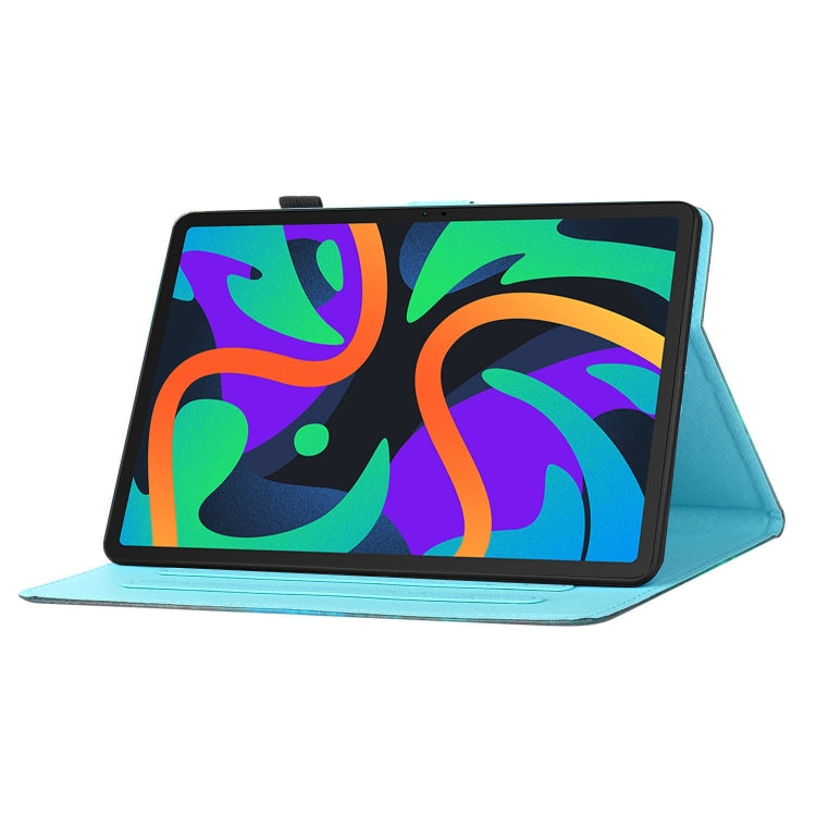 For Lenovo Tab M11/ Xiaoxin Pad 11 2024 Coloured Drawing Stitching Smart Leather Tablet Case(Little Tiger) - Lenovo by PMC Jewellery | Online Shopping South Africa | PMC Jewellery | Buy Now Pay Later Mobicred
