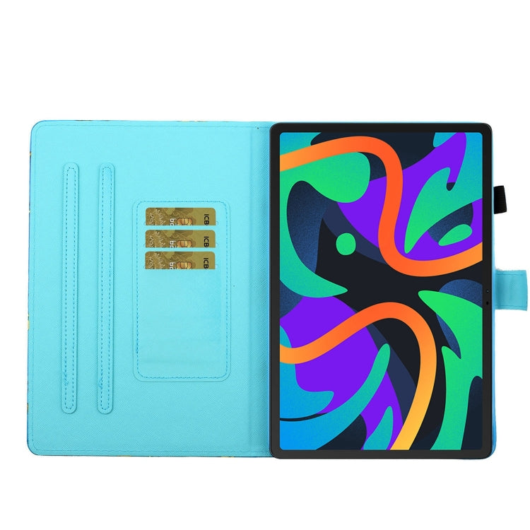 For Lenovo Tab M11/ Xiaoxin Pad 11 2024 Coloured Drawing Stitching Smart Leather Tablet Case(Mandala Flower) - Lenovo by PMC Jewellery | Online Shopping South Africa | PMC Jewellery | Buy Now Pay Later Mobicred