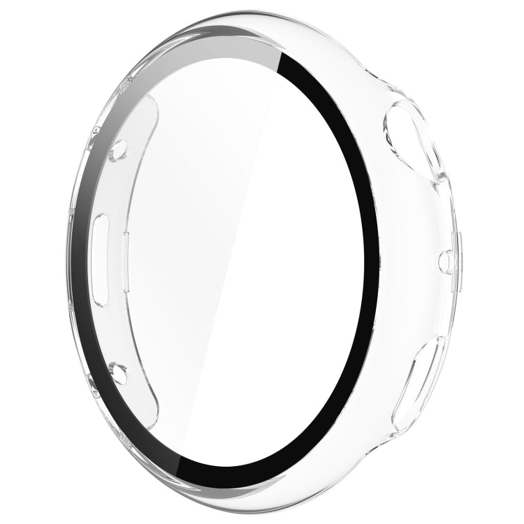 For vivo Watch 3 PC + Tempered Glass Film Integrated Watch Case(Transparent White) - Watch Case by PMC TechLife | Online Shopping South Africa | PMC TechLife | Buy Now Pay Later Mobicred