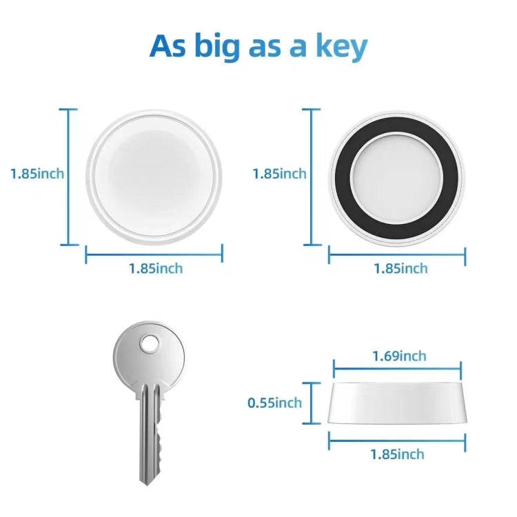 For Apple Watch Series Portable Smart Watch Magnetic Wireless Charger(White) - Charger / Holder by PMC TechLife | Online Shopping South Africa | PMC TechLife