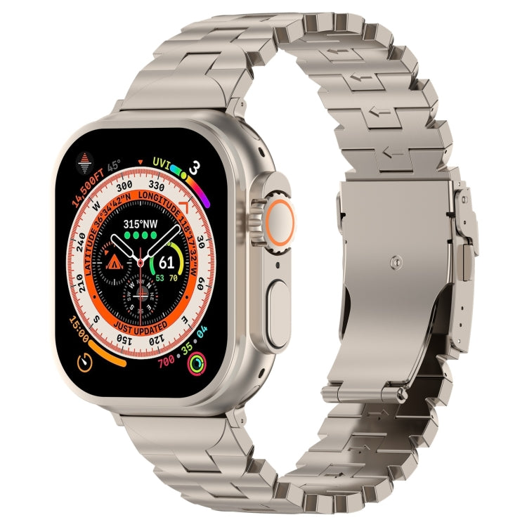 For Apple Watch Ultra 2 49mm Butterfly Type Titanium Steel Watch Band(Titanium) - free shipping - PMC TechLife - Order now!