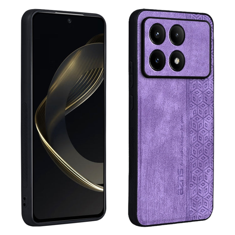 For Xiaomi Redmi K70 Pro AZNS 3D Embossed Skin Feel Phone Case(Purple) - K70 Pro Cases by AZNS | Online Shopping South Africa | PMC Jewellery | Buy Now Pay Later Mobicred