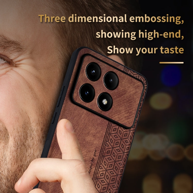 For Xiaomi Redmi K70 AZNS 3D Embossed Skin Feel Phone Case(Purple) - Xiaomi Cases by AZNS | Online Shopping South Africa | PMC Jewellery | Buy Now Pay Later Mobicred