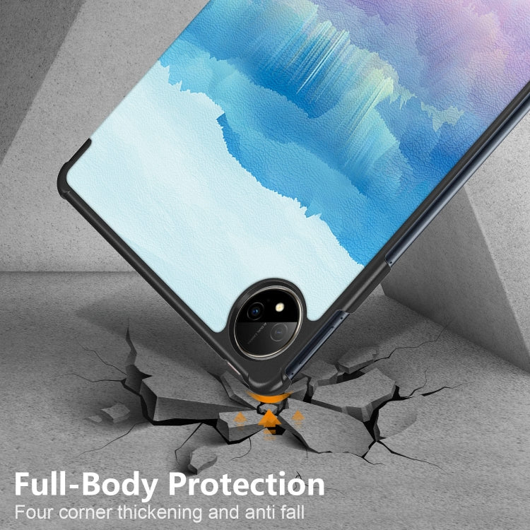 For Huawei MatePad Pro 11 2024 2022 Coloured Drawing 3-Fold