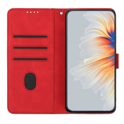 For Google Pixel 9 Heart Pattern Skin Feel Leather Phone Case(Red) - Google Cases by PMC Jewellery | Online Shopping South Africa | PMC Jewellery | Buy Now Pay Later Mobicred