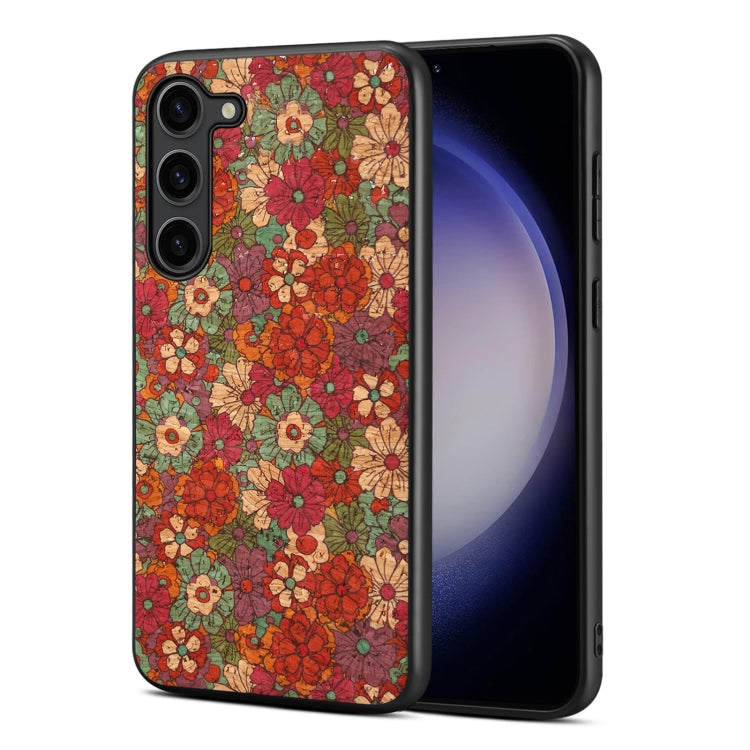 For Samsung Galaxy S24+ 5G Four Seasons Flower Language Series TPU Phone Case(Summer Red) - Galaxy S24+ 5G Cases by PMC TechLife | Online Shopping South Africa | PMC TechLife