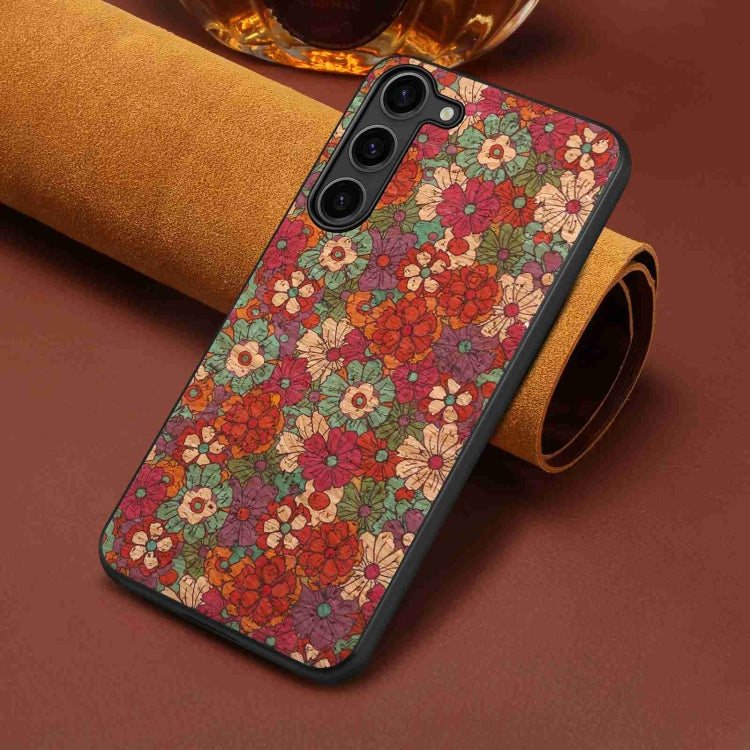 For Samsung Galaxy S24+ 5G Four Seasons Flower Language Series TPU Phone Case(Summer Red) - Galaxy S24+ 5G Cases by PMC TechLife | Online Shopping South Africa | PMC TechLife