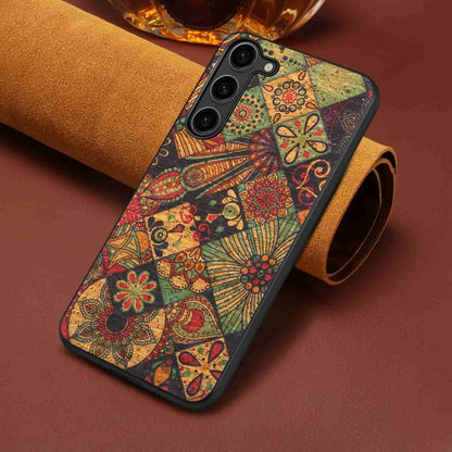 For Samsung Galaxy S24 5G Four Seasons Flower Language Series TPU Phone Case(Autumn Yellow) - Galaxy S24 5G Cases by PMC Jewellery | Online Shopping South Africa | PMC Jewellery