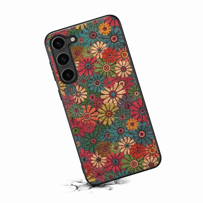 For Samsung Galaxy S24 5G Four Seasons Flower Language Series TPU Phone Case(Spring Green) - Galaxy S24 5G Cases by PMC Jewellery | Online Shopping South Africa | PMC Jewellery