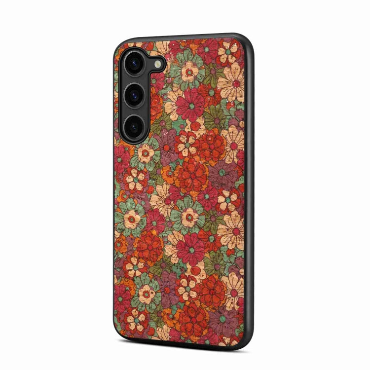 For Samsung Galaxy S24 5G Four Seasons Flower Language Series TPU Phone Case(Summer Red) - Galaxy S24 5G Cases by PMC Jewellery | Online Shopping South Africa | PMC Jewellery