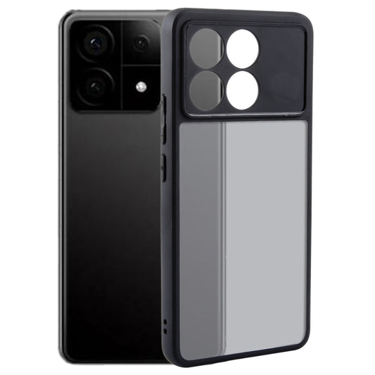 For Xiaomi Redmi K70 / K70 Pro Fine Pore Matte Black TPU + PC Phone Case - K70 Pro Cases by PMC Jewellery | Online Shopping South Africa | PMC Jewellery | Buy Now Pay Later Mobicred