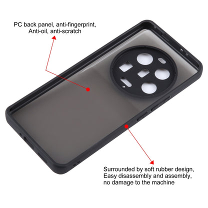 For Xiaomi 13 Ultra Fine Pore Matte Black TPU + PC Phone Case - 13 Ultra Cases by PMC Jewellery | Online Shopping South Africa | PMC Jewellery | Buy Now Pay Later Mobicred