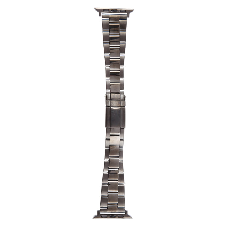 For Apple Watch Ultra 49mm Three-Bead Stainless Steel Watch Band(Gun Color) - free shipping - PMC TechLife - Order now!