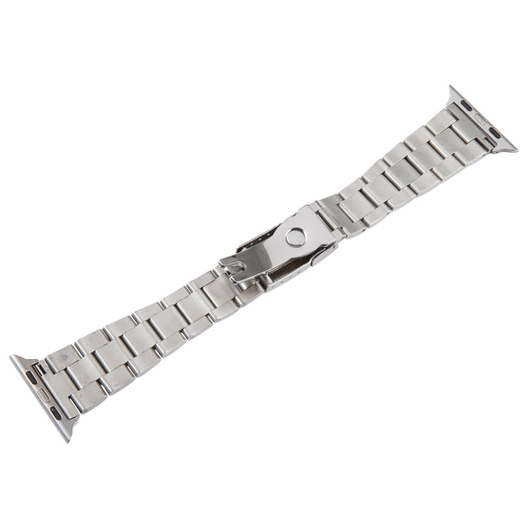 For Apple Watch Ultra 49mm Three-Bead Stainless Steel Watch Band(Silver) - free shipping - PMC TechLife - Order now!
