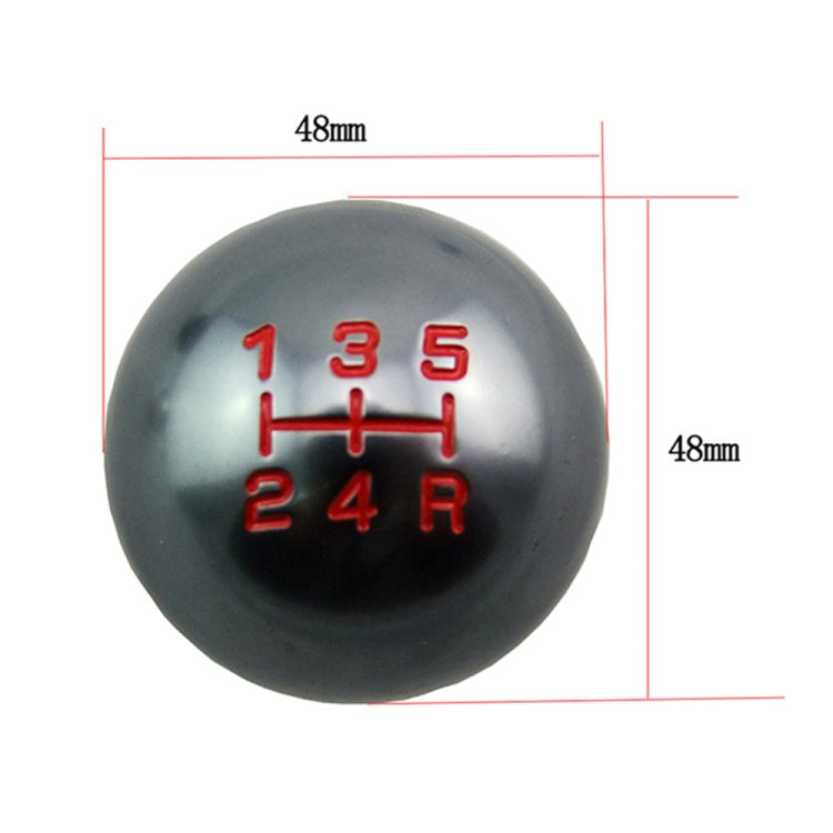 For Honda Series Metal Gear Head Car Modified Gear Stick Shift Knob, Style:5 Speed(Silver) - Shift Knob by PMC Jewellery | Online Shopping South Africa | PMC Jewellery | Buy Now Pay Later Mobicred