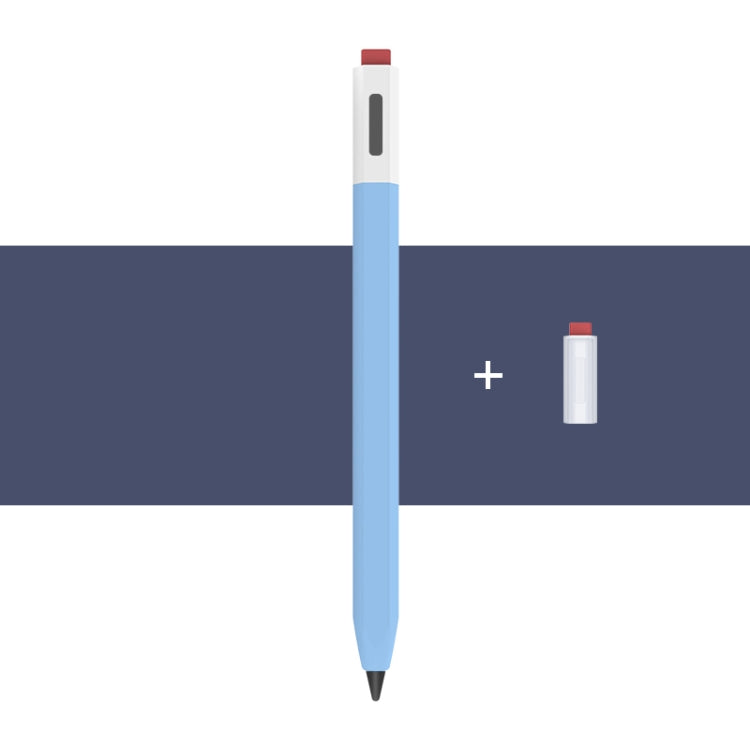 For Xiaomi Inspiration Stylus 1st LOVE MEI Retro Style Silicone Protective Pen Case(Blue) - Pencil Accessories by LOVE MEI | Online Shopping South Africa | PMC TechLife