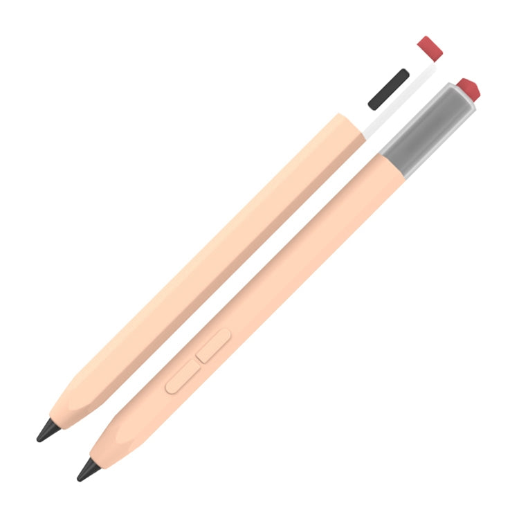 For Xiaomi Inspiration Stylus 1st LOVE MEI Retro Style Silicone Protective Pen Case(Pink) - Pencil Accessories by LOVE MEI | Online Shopping South Africa | PMC TechLife