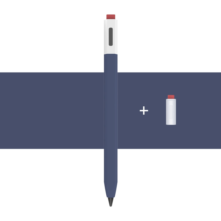 For Xiaomi Inspiration Stylus 1st LOVE MEI Retro Style Silicone Protective Pen Case(Dark Blue) - Pencil Accessories by LOVE MEI | Online Shopping South Africa | PMC TechLife | Buy Now Pay Later Mobicred
