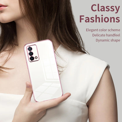 For OPPO K9 Transparent Plating Fine Hole Phone Case(Transparent) - OPPO Cases by PMC Jewellery | Online Shopping South Africa | PMC Jewellery | Buy Now Pay Later Mobicred