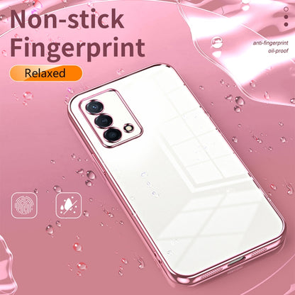 For OPPO K9 Transparent Plating Fine Hole Phone Case(Transparent) - OPPO Cases by PMC Jewellery | Online Shopping South Africa | PMC Jewellery | Buy Now Pay Later Mobicred