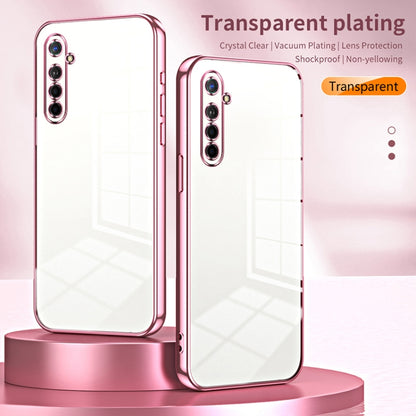 For OPPO K5 / Realme XT/XT 730G Transparent Plating Fine Hole Phone Case(Gold) - OPPO Cases by PMC Jewellery | Online Shopping South Africa | PMC Jewellery | Buy Now Pay Later Mobicred