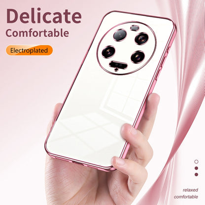 For Xiaomi 13 Ultra Transparent Plating Fine Hole Phone Case(Silver) - 13 Ultra Cases by PMC Jewellery | Online Shopping South Africa | PMC Jewellery | Buy Now Pay Later Mobicred