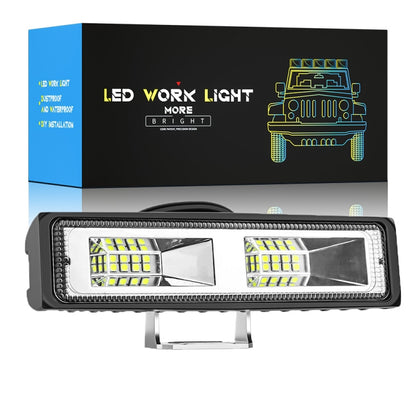 12-80V 12W 6000K Car 16pcs LED Thick Aluminum Engineering Auxiliary Light(White Light) - Work Lights by PMC Jewellery | Online Shopping South Africa | PMC Jewellery | Buy Now Pay Later Mobicred