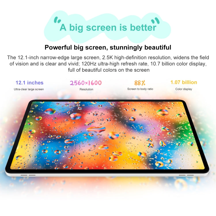 Honor Tablet 9 12.1 inch WiFi, Soft Light 12GB+256GB, MagicOS 7.2 Snapdragon 6 Gen1 Octa Core 2.2GHz, Not Support Google Play(Blue) - Huawei by Huawei | Online Shopping South Africa | PMC Jewellery